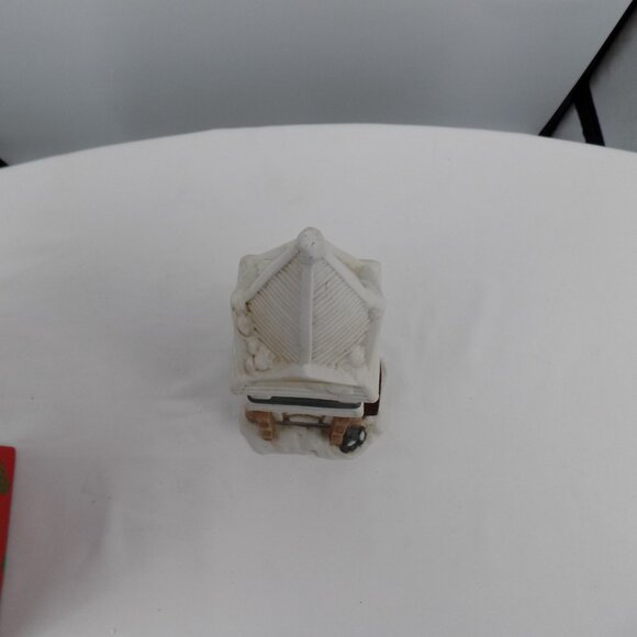 Mervyns Village Square Lighted Christmas Clock Tower 1990s Original Box Tested - Picture 5 of 8